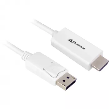 DisplayPort 1.2 adapterio kabelis Sharkoon 4K, 1 m ilgio