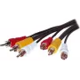 Vaizdo kabelis ShiverPeaks 90024-10.0 — 10,0 m, 3 RCA analoginės jungtys