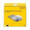 DeLOCK USB-C prijungimo stotelė 1 x U.2 SSD, juoda