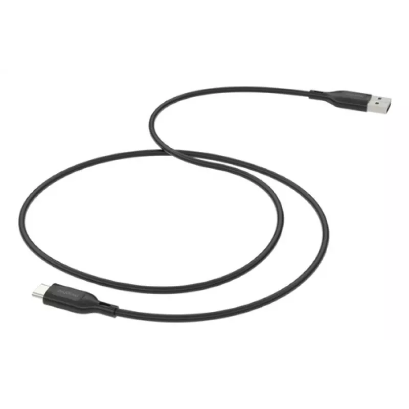 Įkrovimo kabelis USB-C į USB-A 2 m — Zagg mophie essentials, juoda