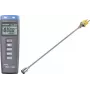 VOLTCRAFT K102 + TP 205 temperatūros matavimo prietaisas nuo -200 iki +1370 °C, K tipo zondas