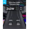 USB-C į USB-C laidas Anker A82E2 — USB 2.0, 1,8 m, juodas