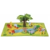Kūdikių žaislas „MALIK Magnetic Mini Animals Jungle“ modelis 62323 — magnetinių gyvūnų figūrėlių rinkinys