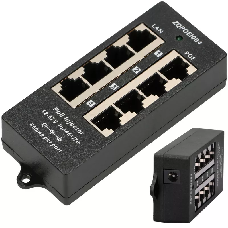 PoE adapteris Extralink EX.12646 Fast Ethernet 48 V 10 1000 Mbit/s