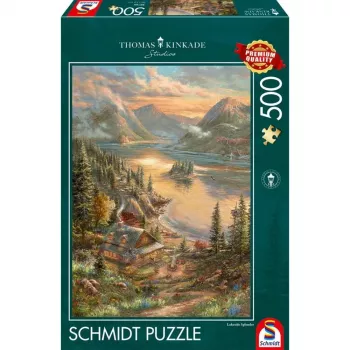 Thomas Kinkade Studios: Pracht am Seeufer, 500 dalių dėlionė