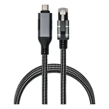 Good Connections eterneto kabelis USB-C RJ45, antracitinis, 1,0 m