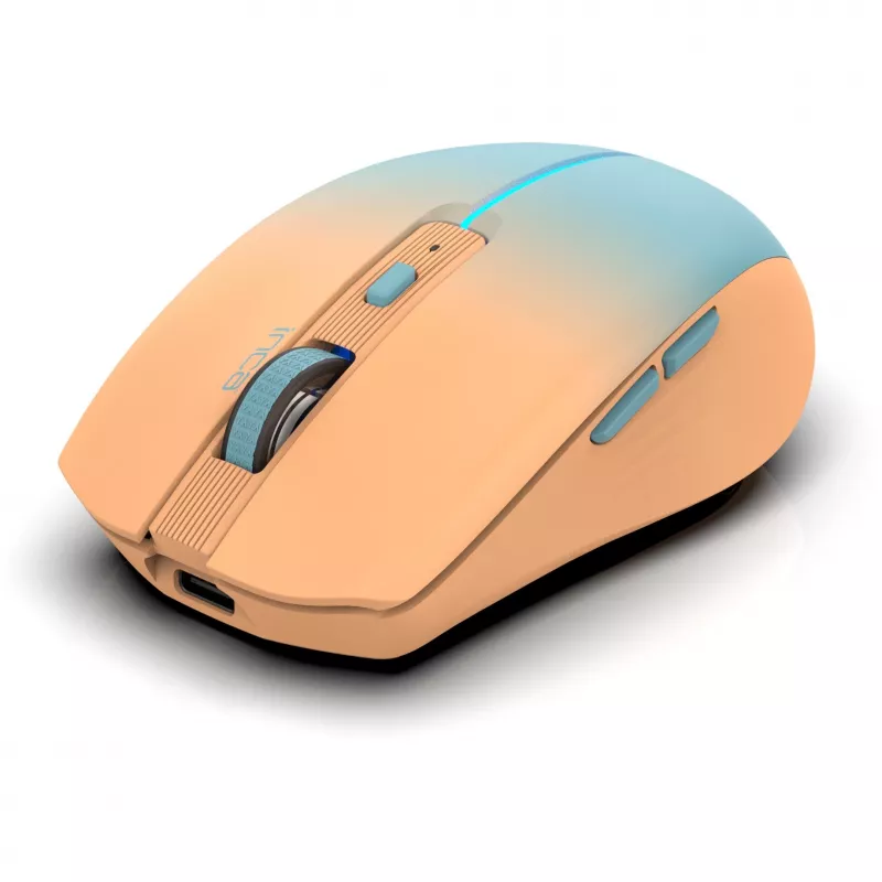 Cian Technology GmbH INCA Pelė IWM-511RT Blt+Wrls RGB pagrindo spalva Oranžinė