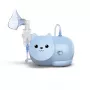 Tinklinis purkštuvas Omron Nami Cat NE-C303K-KDE — stalinis inhaliatorius, 0,35 ml/min, vaikams ir suaugusiems, mėlynas, P235×G148×A157 mm