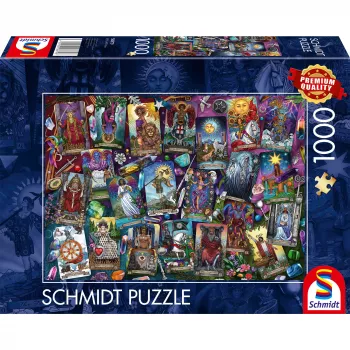 Dėlionė iš kartono, schmidt spiele Mysterious Tarot Cards — 1000 detalių