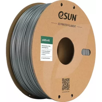 EABS 1,75mm SIDABRINIS 1kg ESUN 3D SIŪLAS (eABSP175S1)