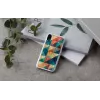 Išmaniojo telefono dėklas iKins, skirtas iPhone XR — Mosaic Juoda apsauginis dangtelis