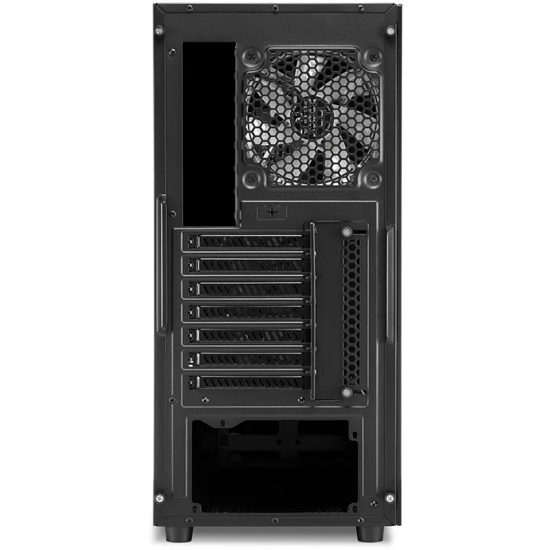 PC korpusas Sharkoon TG6M RGB Tower juoda