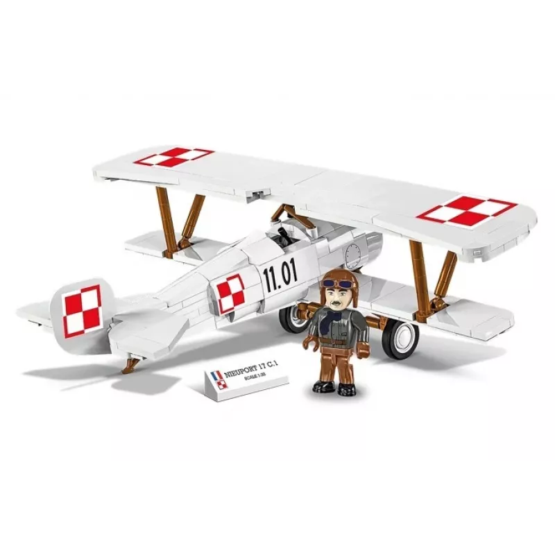 Cobi plytelių rinkinys Nieuport 17 C.1 274 vnt. modelio rinkinys