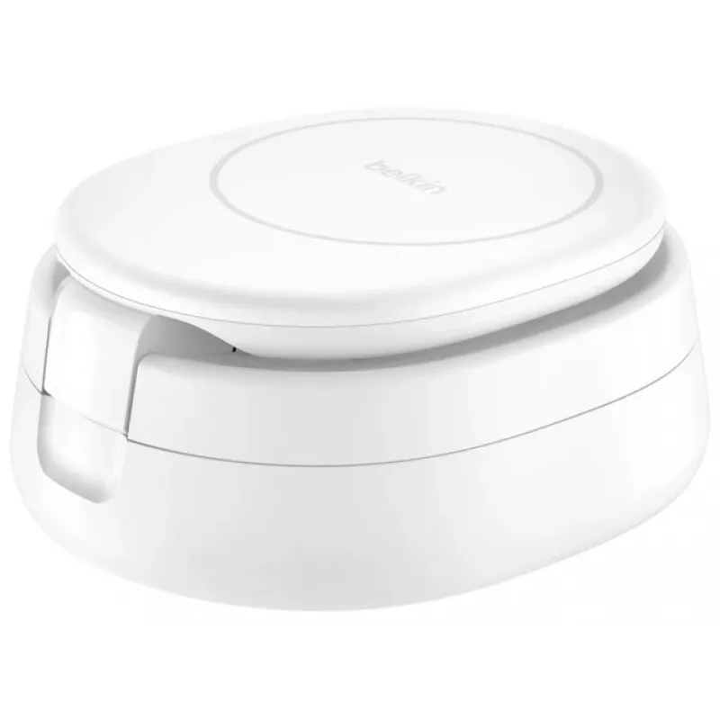 Įkrovimo stotelė Belkin BOOSTCHARGE WIZ035kqWH 2-in-1 Qi2 15W telefonams ir priedams