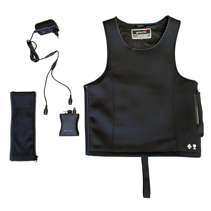 Glovii GMV1L vandens sporto liemenė juoda Softshell