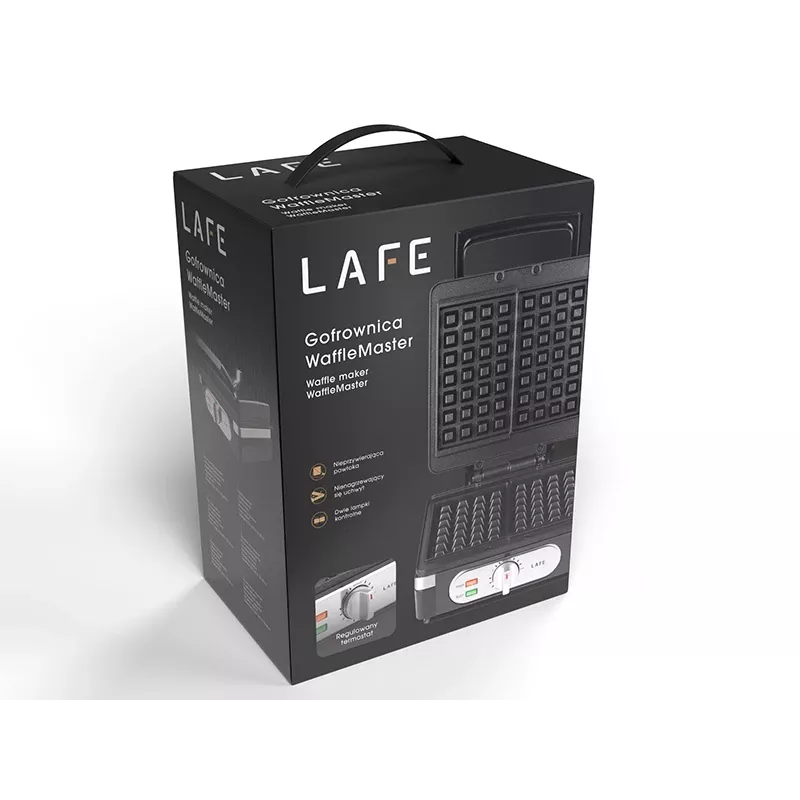 Vaflinė LAFE WaffleMaster GFB-003 1400W su nelimpančiomis plokštėmis