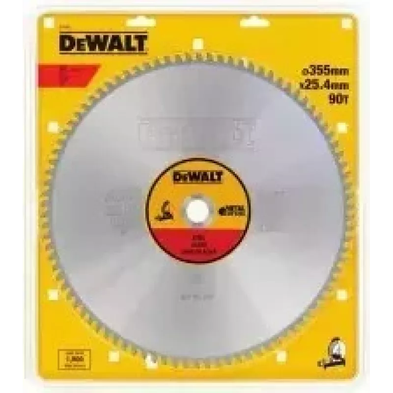 dewalt 355 x 25,4 90t plieninis stacionarus
