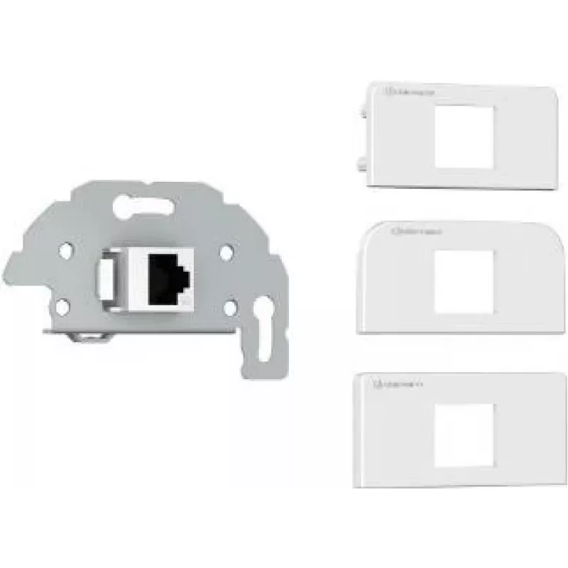 Kindermann 7456000526 RJ-45 pilkas - baltas kištukinis lizdas (7456000526)