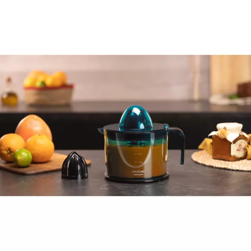 EssentialVita Adjust Juoda, citrusų spaudyklė juoda / mėlyna