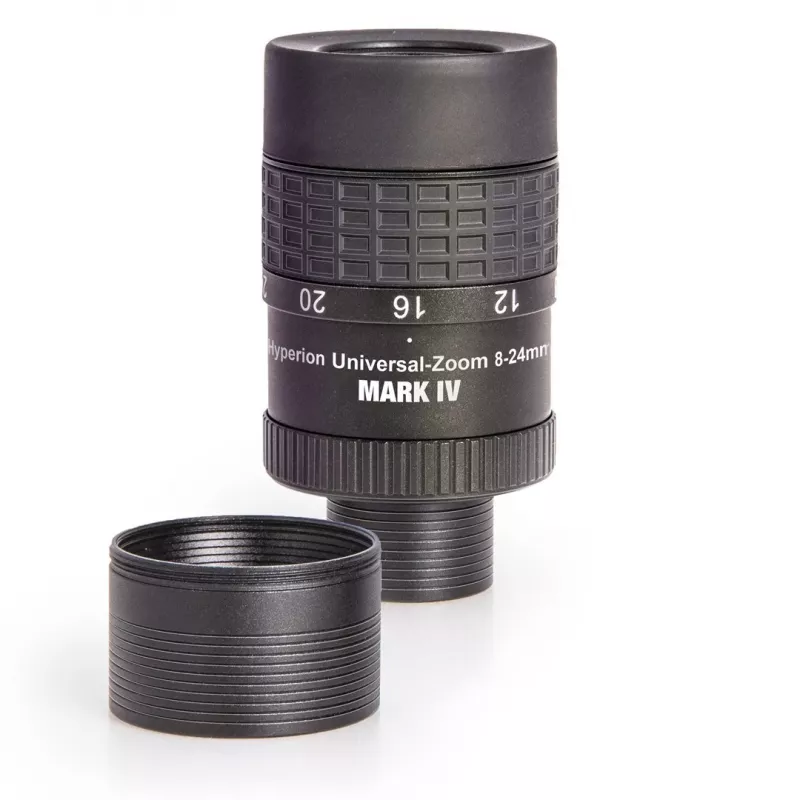 Baader Hyperion 8–24 mm Mark IV okuliaras su 1,25 colio 2,25× Barlow lęše
