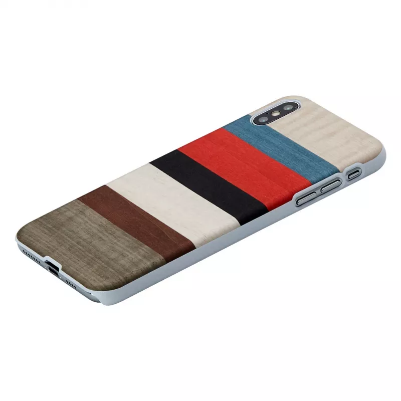 man and wood išmaniojo telefono dėklas iPhone X/XS — Corallina White
