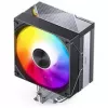CPU aušintuvas Jonsbo CA40 Juoda ARGB, 120 mm PWM ventiliatorius, 225W TDP, juodas