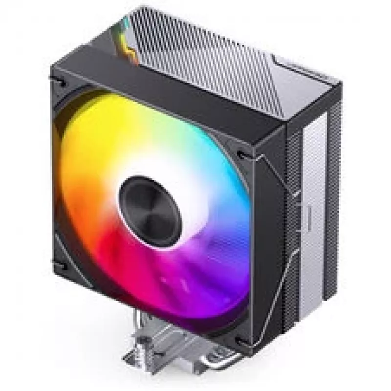 CPU aušintuvas Jonsbo CA40 Juoda ARGB, 120 mm PWM ventiliatorius, 225W TDP, juodas