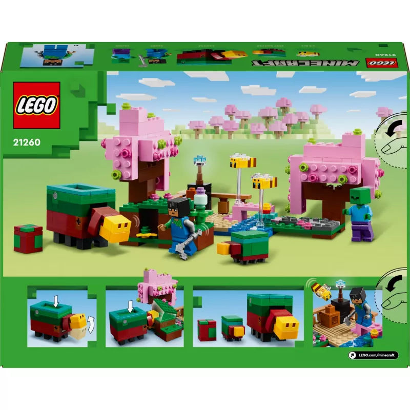 Lego 21260 Minecraft Cherry Blossom Garden Toy Playset