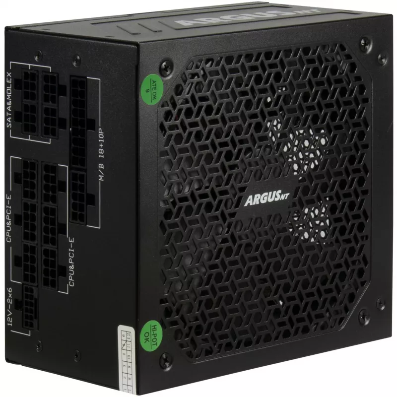 Intertech Inter-Tech ArgusNT HA-1000BA4 1000W 80+Gold ATX3.1 (1000W), PC maitinimo šaltinis