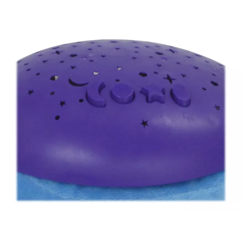 Naktinis šviestuvas Jamara Dreamy Turtle laisvai pastatomas mėlynas violetinis