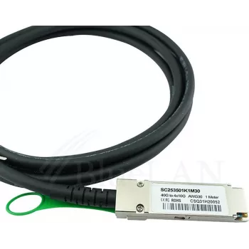 CBO QSFP į 4× SFP+ optinis atšakinis kabelis MC2609130-003 3 m juodas