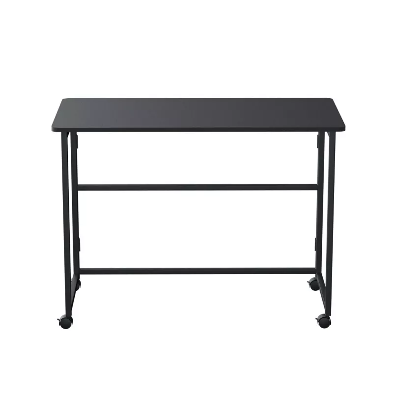 Maclean sulankstomas stalas, juodas, mobilus, 100x50cm, maks. 50kg MC-1250 B