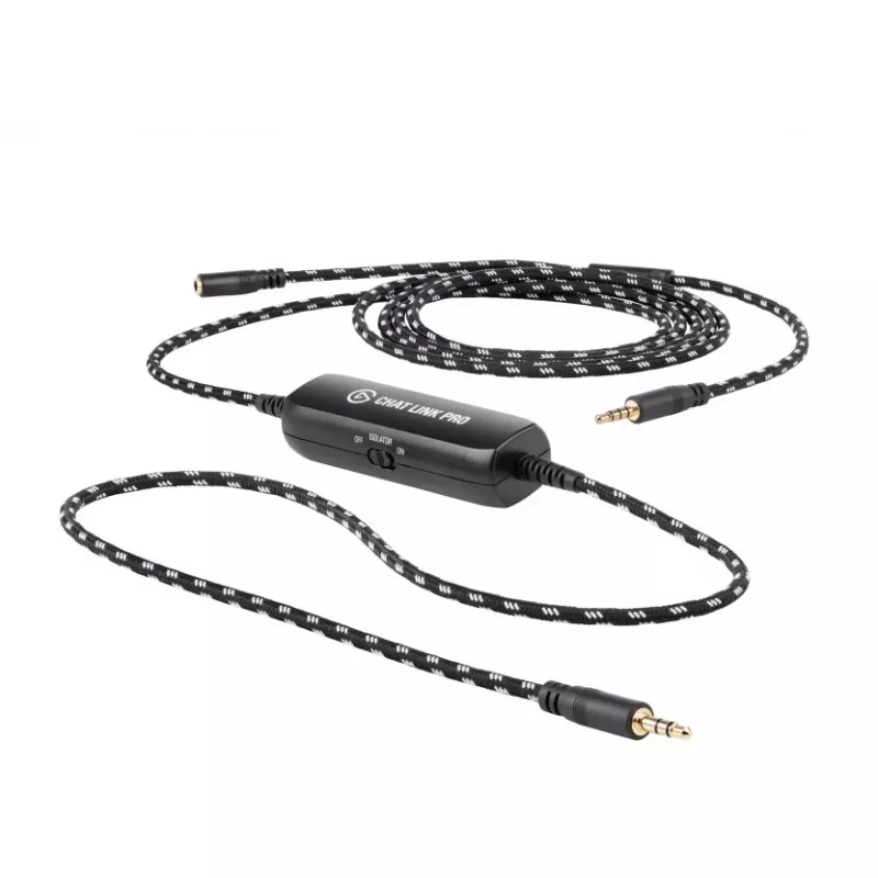 Elgato Chat Link Pro garso kabelis 2,5 m 3,5 mm 2 x 3,5 mm juodas