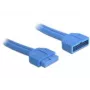 Vidinis USB laidas DeLOCK 82943 0,45 m USB 3.2 Gen 1 (vyriškas)