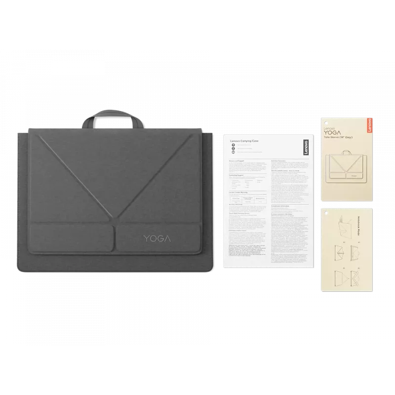 Lenovo Yoga Tote Sleeve | Tinka iki 14 colių | Įmautė | Pilka