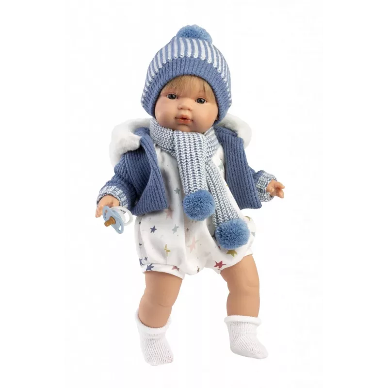 Lėlė Llorens Sasha verkianti, 38 cm, realistinės savybės, minkštas kūnas