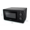 Solo mikrobangų krosnelė ESPERANZA ESTOFADO — 20 l, 700 W, 5 galios lygiai, 24,5 cm sukamoji lėkštė, juoda