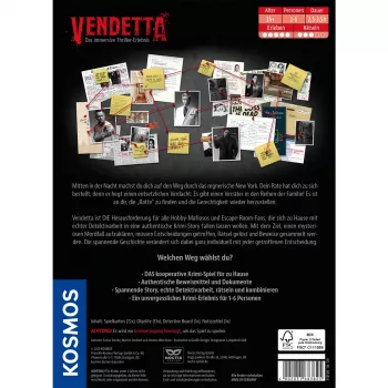 Masters of Crime: Vendetta, stalo žaidimas