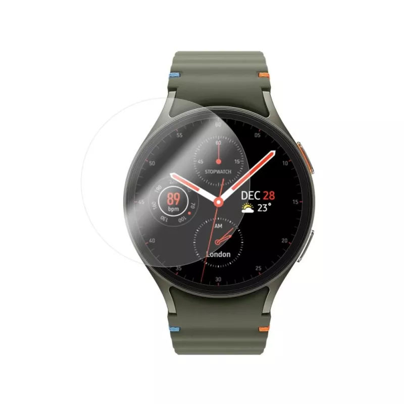 Fiksuotas | Apsauginis grūdintas stiklas išmaniajam laikrodžiui Samsung Galaxy Watch 7 (44 mm), 2 vnt. | Skaidrus