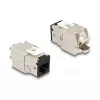 DeLOCK 88118 Keystone modulis Plokščias Juodas RJ-45 10 vnt.