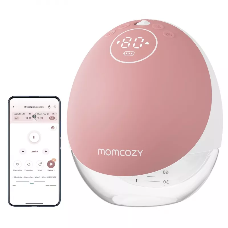 Krūties siurblys Momcozy M9 vienas raudonas 150ml