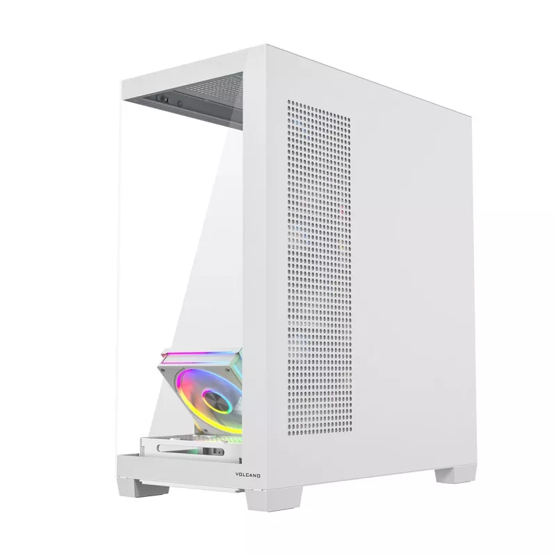 Modecom Volcano Stellar Plus ARGB Midi 5F Baltas