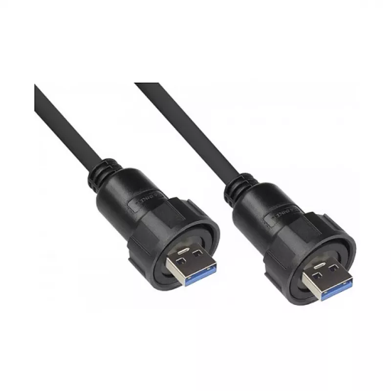 Good Connections Industrie-Plug S4 -USB 3.0 A-A 1m kabelis