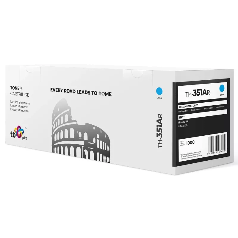 Toner TB Suderinama su HP CF351A Žydra,1000,ref