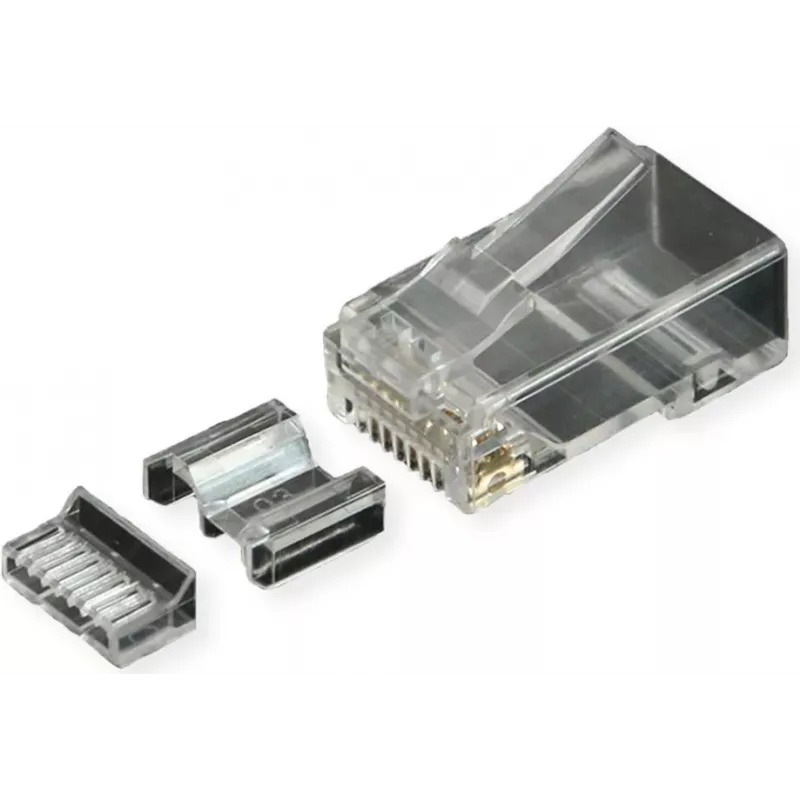 ROLINE RJ45-Plug Cat.6A Unshielded+Insert 10 vnt. (21.17.3098)