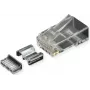 ROLINE RJ45-Plug Cat.6A Unshielded+Insert 10 vnt. (21.17.3098)