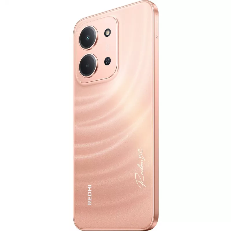 Xiaomi Redmi 15C 4G išmanusis telefonas 4 GB RAM 256 GB, dvi SIM, oranžinis