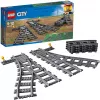 Konstravimo žaislų rinkinys LEGO City 60238 – geležinkelio iešmas ir priedai žaidimų komplektams