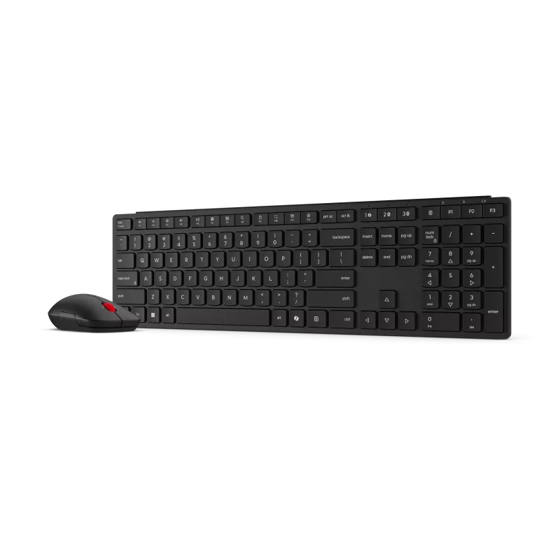 Lenovo | „Multi-Mode Pro 6000“ | Klaviatūros ir pelės rinkinys | Belaidis | Pridedama pelė | Estiška | „Bluetooth“ | „Eclipse Juoda“