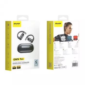 Bluetooth ausinės 5.4 T93 OWS baltos